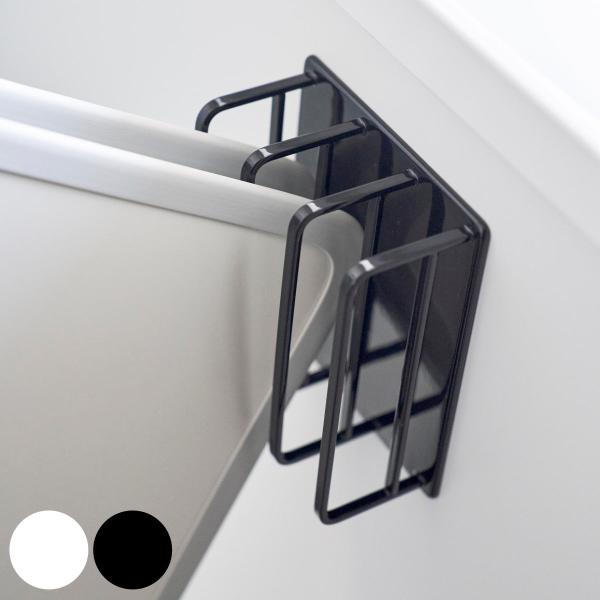 サイズ/約幅11×奥行5×高さ13cmハンガーの各隙間：約幅2.5×奥行4.5×高さ12cm内容量/1個材質/本体：スチール（ユニクロメッキ+粉体塗装）　マグネット　滑り止め：シリコーン種類/ホワイト、ブラック生産国/中国製耐荷重/約4kg...