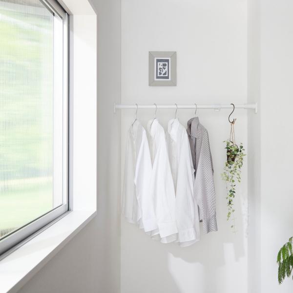 サイズ/幅:75〜120×奥行4.1×高さ7cm重量/約0.61kg内容量/1個材質/パイプ:鉄、エポキシ樹脂粉体塗装樹脂部品:ABS樹脂、合成ゴム金属類:鉄、メッキ、真鍮生産国/中国製耐荷重/30〜50kg●暮らしにフィットするシンプルな...