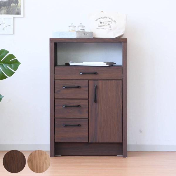 サイズ/約幅59×奥行40×高さ90cm内容量/1台材質/MDF強化紙種類/ブラウン、ナチュラル生産国/中国製組立状態/完成品（一部取付）●天然木のような風合いのFAX台です。●天板にスリットが入っていて、下に配線を落とすことができます。●...