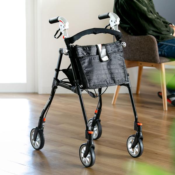 サイズ/約幅52×奥行67×高さ89〜103cm※高さ調節4段階折り畳み時：約幅27×奥行24×高さ97cm重量/約4.3kg容量/フロントバッグ：5Lメッシュバッグ：7.5L内容量/1台材質/アルミニウムグリップ：合成ゴムカラー/ジャガー...