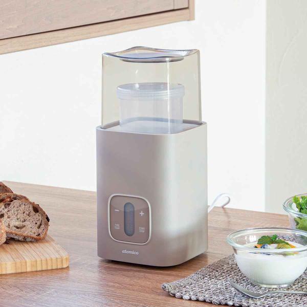 サイズ/約幅13×奥行13×高さ28.8cm重量/約710g容量/約1L内容量/本体、専用容器、専用スプーン：各1個材質/本体：ABS樹脂カバー：AS樹脂専用容器・専用スプーン：ポリプロピレン原産国/中国パーツ別耐熱温度/専用容器・スプーン...