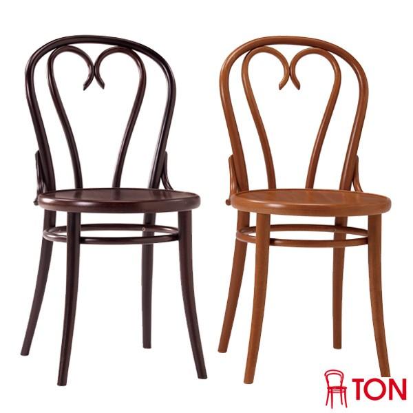 □在庫限り・入荷なし□ ダイニングチェア 曲げ木チェア ハート型 TON