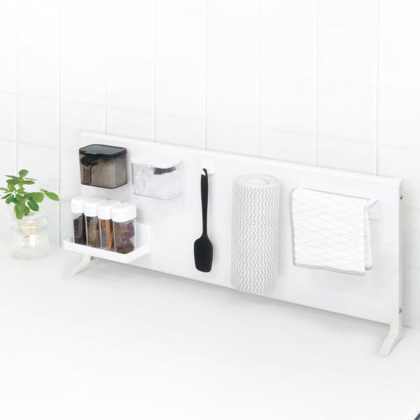 マグネットボードスタンド ハイタイプ 幅60cm （ マグネットボード キッチン マグネット 収納 スタンド 整理 整頓 卓上 置き型 ）