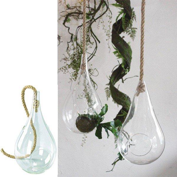 花瓶 ガラスハンギングベース Lサイズ 花瓶 花器 ガラス インテリアパレットヤフー店 通販 Yahoo ショッピング