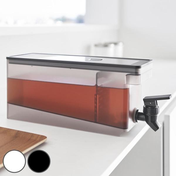 サイズ/約幅10×奥行31.5×高さ12.5cm（蛇口・バルブ含む）重量/約450g容量/約1.8L内容量/1個材質/容器：メタクリルスチレン蓋・仕切り板・蛇口・キャップ：ポリプロピレンパッキン・バルブ：シリコーンレバー：ABS樹脂蛇口バネ...