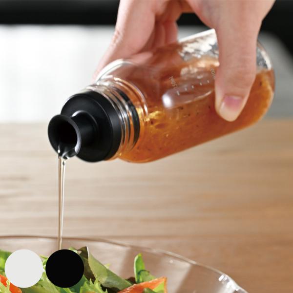 サイズ/約高さ14cm直径：約5.5cm口径：3.7cm容量/実用容量：150mｌ内容量/1個材質/本体：耐熱ガラスフタ：PCT樹脂注ぎ口：シリコーンゴム種類/ペールグレー、ブラック食器洗い乾燥機/部品によって使用不可●振って・作って・注い...