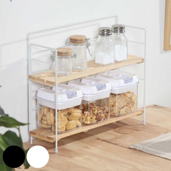 サイズ/約幅34.5×奥行10.5×高さ29.5cm棚板：約幅34.5×奥行8.5×厚さ0.7cm重量/約820g内容量/1台材質/鉄（エポキシポリエステル樹脂塗装）天然木（ラバーウッド）ポリ塩化ビニル樹脂種類/ブラック、ホワイト生産国/中...