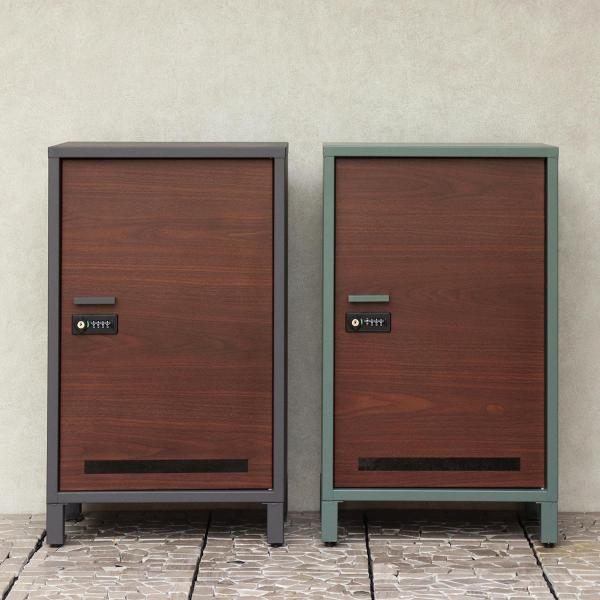 サイズ/約幅43.3×奥行33×高さ73.7cm取出口：約幅34.8×奥行29.3×高さ58.3cm重量/約10.6kg内容量/1台付属品：キー、アンカーボルト、キーフック付印鑑ケース、配達マニュアル(マグネット式) 材質/金属（鉄）ガルバ...