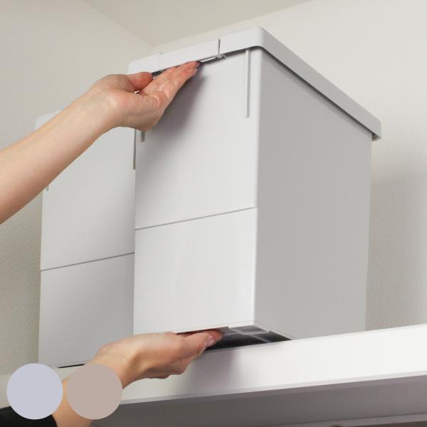 サイズ/外寸：約幅18.5×奥行30.5×高さ32.5cm内寸：約幅15×奥行24×高さ30.7cm容量/約13L内容量/1個材質/ポリプロピレン種類/グレー、ベージュ生産国/日本製スタッキング/可能耐荷重/約11kg組立状態/完成品●大切...