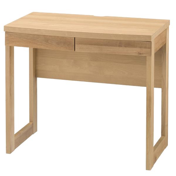 デスク 天然木 堀田木工 幅154cm ロング 154×40×73cm 木目 ナチュラル