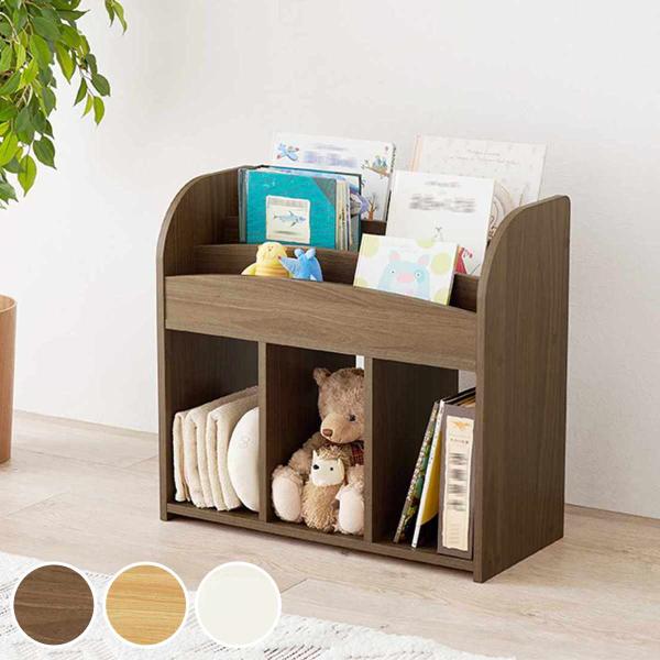 サイズ/約幅63×奥行29×高さ59cm内容量/1台付属品：ネジ穴隠しシール材質/プリント紙化粧パーティクルボード種類/ブラウン、ナチュラル、ホワイト生産国/マレーシア製棚板1枚あたり耐荷重/3kg組立状態/お客様組立品●表紙が見えて選びや...