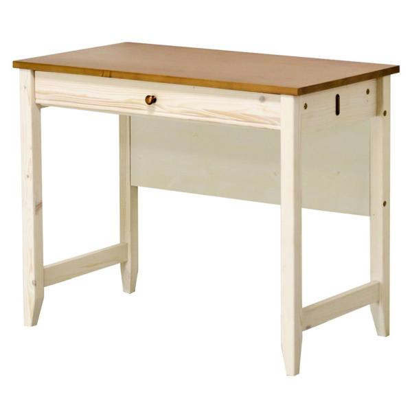 サイズ/約幅90×奥行50×高さ72cm重量/約17.5kg内容量/1台材質/天板・脚：パイン材無垢・ウレタン塗装本体側面・背面：プリント生産国/ベトナム製引き出し/1杯組立状態/お客様組立品梱包サイズ/幅95×奥行58×高さ26cmお届け...