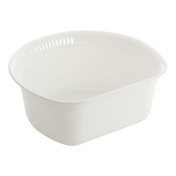 サイズ/約幅35×奥行32×高さ14.2cm重量/約368g容量/約7L内容量/1個材質/PP生産国/日本製●食器のつけ置きや野菜を洗うのに便利な洗い桶です。●汚れが付きにくく汚れてもすぐ落とせる「防汚加工」を施しています。●雑菌の繁殖を抑...