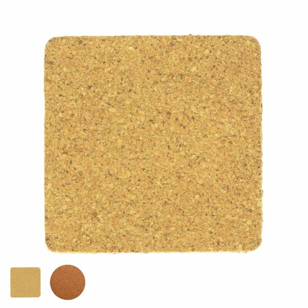 サイズ/角型：約9.5×9.5×0.8cm丸型：約直径9.5×0.5cm重量/角型：約25ｇ丸型：約22ｇ内容量/1枚材質/コルク種類/角、丸生産国/中国製●吸水性、耐熱性、遮音性に優れたコルク製のコースターです。●テーブルを汚れやキズから...