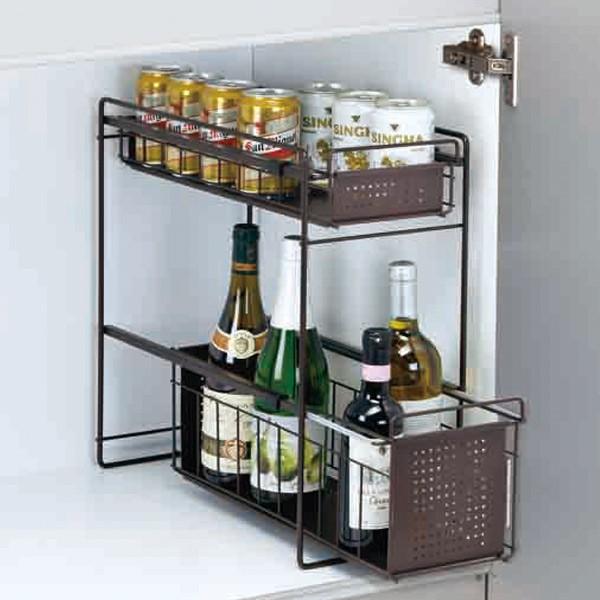 在庫限り 入荷なし シンク下収納 シンク下スライドラック2段 ファビエ Fv31 Favie シンク下 キッチン スライド 収納 インテリアパレットヤフー店 通販 Yahoo ショッピング