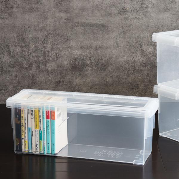 サイズ/約幅14.5×奥行45×高さ17cm内容量/1個付属品：仕切り板材質/本体：ポリプロピレン、仕切板：スチロール樹脂生産国/日本製スタッキング/可能耐荷重/約6kg●大切なコレクションをキレイに整理・保管できる収納ケースです。●文庫本...