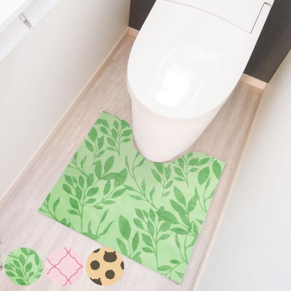 サイズ/約横60×縦55cm内容量/6枚入材質/表面（不織布）：ポリプロピレン裏面：ポリエチレン樹脂種類/グリーン、モロッカンピンク、キャットベージュ生産国/中国製滑り止め/加工あり●汚れたら捨てるだけの使い捨てトイレマット6枚入りです。●...