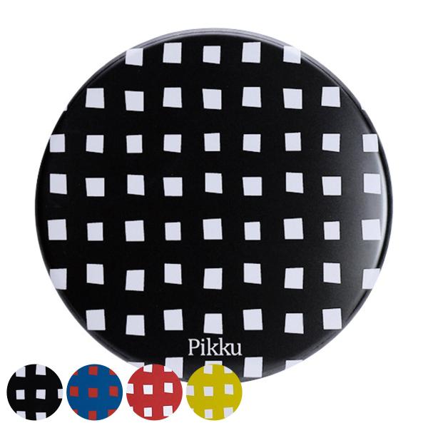 サイズ/【ミラー】直径：7.6cm【ポーチ】幅9×高さ10cm内容量/ミラー、巾着材質/ミラー：ブリキ、OPPフィルム、ガラス巾着：コットン種類/ブラック、ブルー、レッド、イエロー●手のひらサイズのコンパクトなミラーです。●持ち運びに便利な...