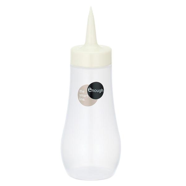 サイズ/約高さ17.8cm直径：約6.4cm容量/約250ml内容量/1個材質/ポリエチレン生産国/日本製食器洗い乾燥機/使用不可●シンプルで使いやすい、樹脂製の調味料入れです。●細口なので、調味料がドバッと出てしまわず適量を回しかけられま...