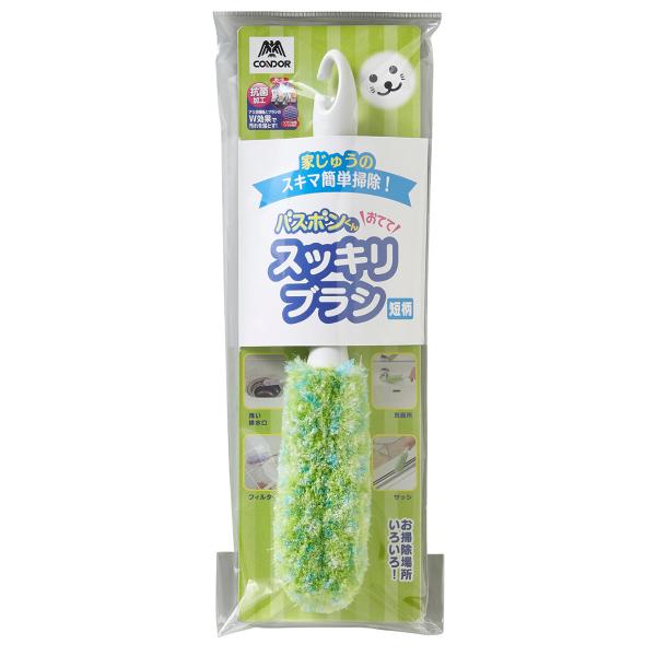 サイズ/約幅4×奥行3×高さ24.5cm重量/約42g内容量/1本材質/ハンドル（柄）・硬い毛：ポリプロピレンソフト毛：ポリプロピレン（抗菌加工）ブラシ（針金）：ステンレス生産国/日本製●スキマに入りやすいスリム形状のブラシです。●ソフト毛...