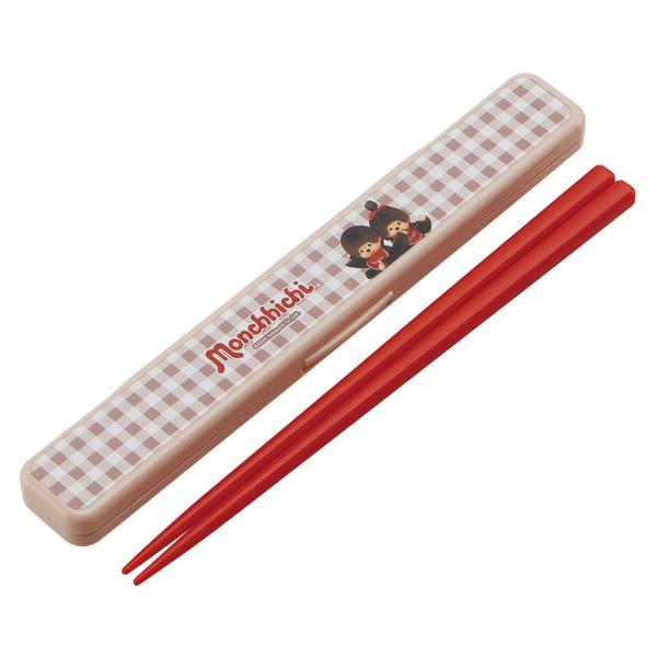 サイズ/約幅19×奥行3.1×高さ1.3cmお箸：約長さ18cm重量/約40g内容量/1個（お箸、箸箱）材質/蓋：AS樹脂ケース本体：ABS樹脂お箸：メタクリル樹脂クッション：シリコーンゴム生産国/日本製パーツ別耐熱温度/蓋・ケース本体・お...