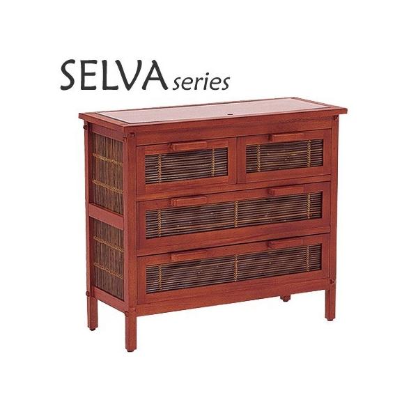 □在庫限り・入荷なし□コレクションチェスト 3段 SELVA セルバ 幅80cm