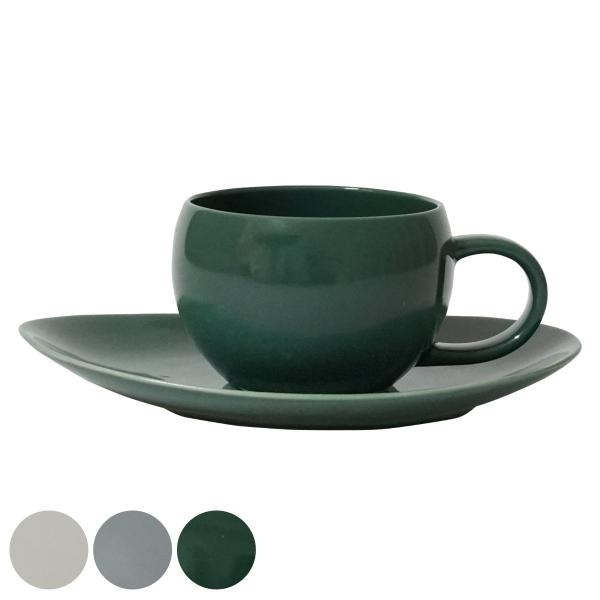 SALIU YUITEA カップ＆ソーサー （ コップ 磁器 電子対応 食洗機対応 日本製 マグ マグカップ コーヒーカップ ティーカップ ）
