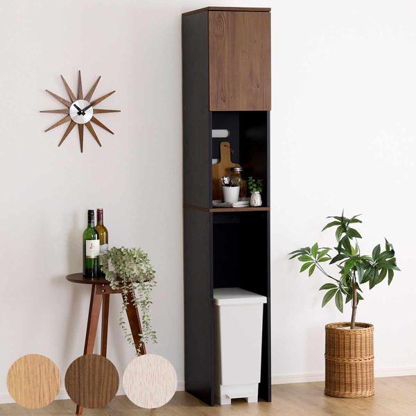 サイズ/約幅29.5×奥行41×高さ180cm重量/約22.1kg内容量/1台材質/プリント紙化粧繊維板種類/シャビーオーク、ウォールナット、ホワイトオーク生産国/中国製棚板1枚あたり耐荷重/固定棚：20kg可動棚：5kg組立状態/お客様組...