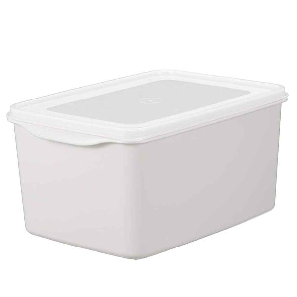 サイズ/約幅29×奥行20×高さ14cm重量/約260g容量/約6L内容量/1個材質/本体：ポリプロピレンフタ：ポリエチレン生産国/日本製●ぬか漬けに最適な、においがもれにくいシール容器です。●密封タイプのシール蓋付きで保存に便利です。●漬...