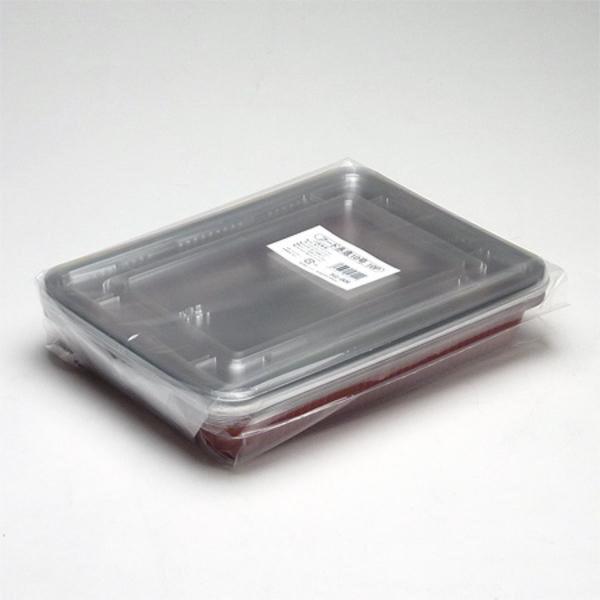 サイズ/約幅26×奥行19.5×高さ3cm内容量/10個材質/ポリスチレン生産国/日本製耐熱温度/80度●行楽・レジャーに便利な使い捨ての赤底タイプの使い捨て容器です。●容器がしっかりしているので、安心して詰めることができます。●お弁当やお...