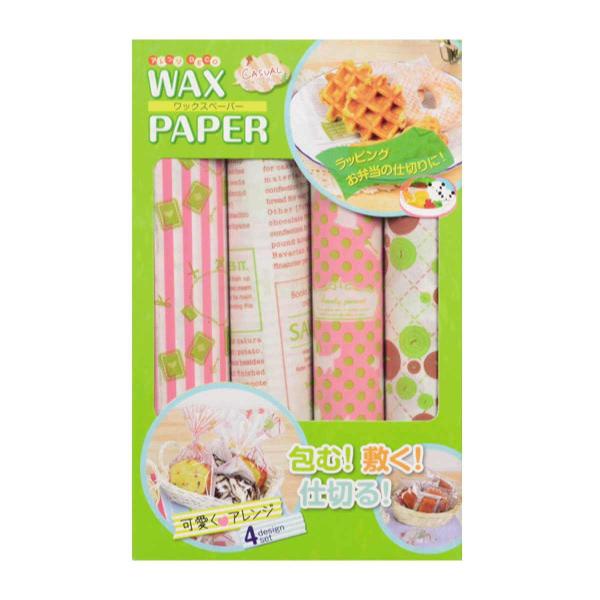 サイズ/約横21.8×縦25cm内容量/32枚（4柄×各8枚）材質/紙・パラフィン生産国/中国製電子レンジ/使用不可オーブン/使用不可●お菓子などを可愛くデコレーションできるワックスペーパーです。●巻く、包む、敷く、仕切りにするなど、幅広い...