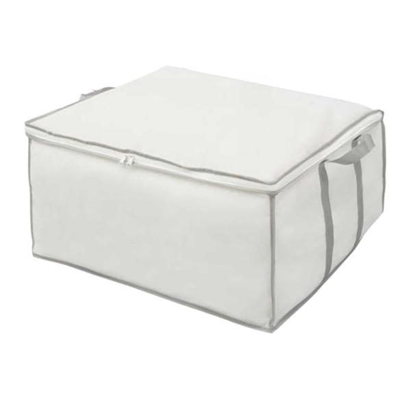 サイズ/約幅65×奥行50×高さ30cm重量/約175g内容量/1枚材質/本体：ポリプロピレン不織布ファスナー：ポリエステルバイアステープ：ポリプロピレン持ち手：ポリプロピレン生産国/中国製●持ち手付きで持ち運びが簡単なふとん収納袋です。●...
