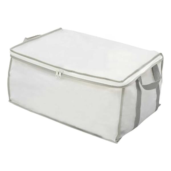 サイズ/約幅50×奥行32×高さ24cm重量/約117g内容量/1枚材質/本体：ポリプロピレン不織布ファスナー：ポリエステルバイアステープ：ポリプロピレン持ち手：ポリプロピレン生産国/中国製●持ち手付きで持ち運びが簡単なふとん収納袋です。●...