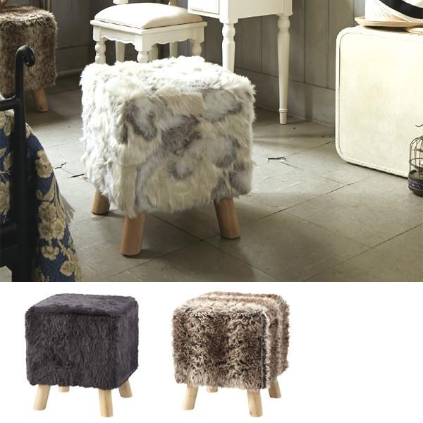 スクエア椅子 スツール ハンドメイド 座面高40cm 座面高45cm 2脚