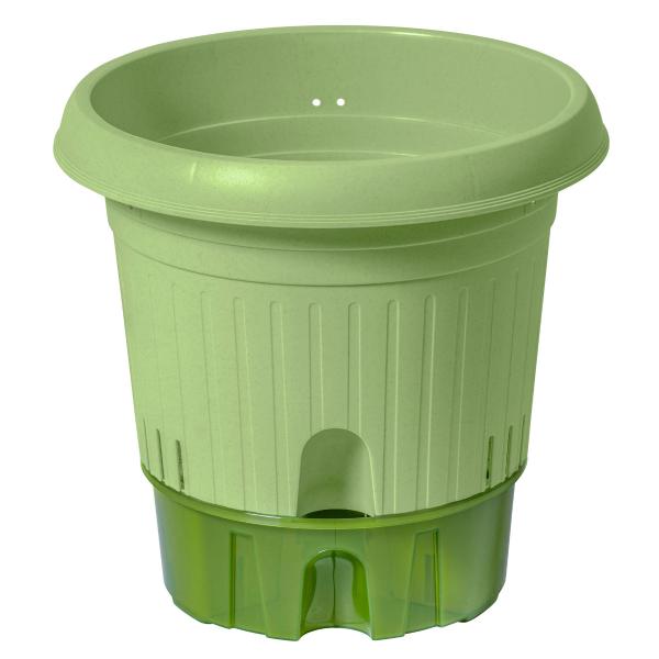 プランター 給水式菜園ポット 300型 8L （ 菜園プランター 植木鉢 鉢 屋外 外 家庭菜園 種まき ポット 鉢植え 丸型 ）