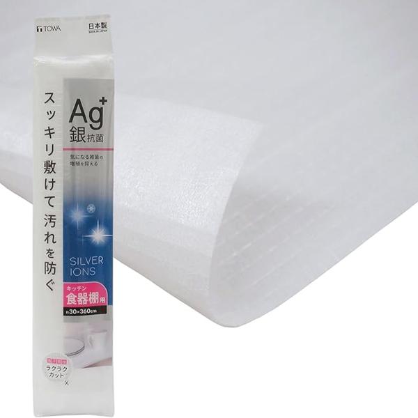 サイズ/約横30×縦360cm内容量/1枚材質/ポリエチレン生産国/日本製●キッチンの食器棚や引き出しの中に敷くのに便利なキッチンシートです。●食器や棚をキズから守るクッション性のある素材です。●使う場所に合わせて自由にカットできます。●汚...