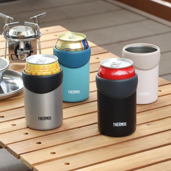 サーモス 保冷缶ホルダー 350ml （ 350ml THERMOS 保冷 保温 缶ホルダ 缶 カン ホルダー カバー ステンレス 真空二重構造 ）