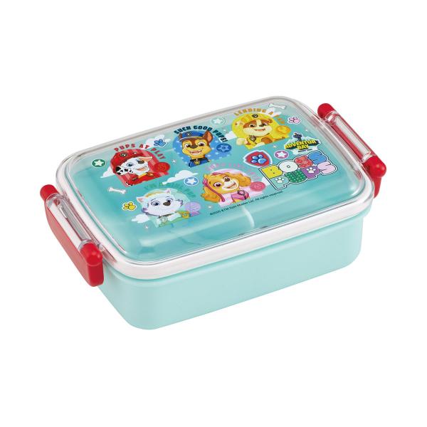 サイズ/約幅17×奥行10.5×高さ6cm容量/約450ml内容量/1個（本体、仕切り、名前シール）材質/蓋：AS樹脂本体・仕切：ポリプロピレン止具：ABS樹脂パッキン：シリコーンゴム生産国/日本製パーツ別耐熱温度/蓋・止具：100度本体・...