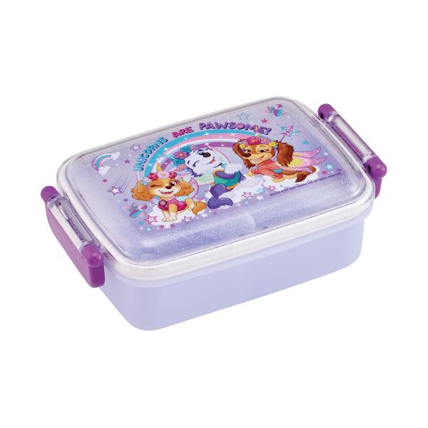 サイズ/約幅17×奥行10.5×高さ6cm容量/約450ml内容量/1個（本体、仕切り、名前シール）材質/蓋：AS樹脂本体・仕切：ポリプロピレン止具：ABS樹脂パッキン：シリコーンゴム生産国/日本製パーツ別耐熱温度/蓋・止具：100度本体・...