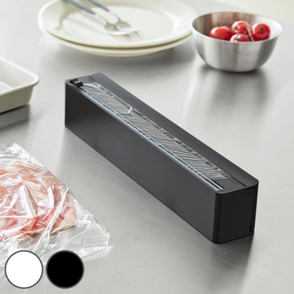 特典付き 山崎実業 tower マグネットラップケース スライドカッター付き タワー （ 4903208106580 タワーシリーズ ラップケース カッター付き 磁石 ）