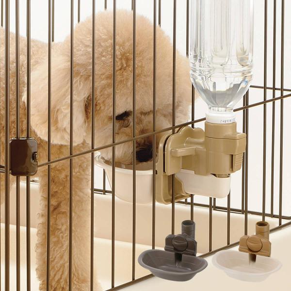 給水器 犬用 ドッグ ウォーターディッシュ M （ 給水 水飲み ペットボトル 自動給水 リッチェル ）