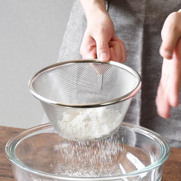 ストレーナー 15cm ステンレス製 粉ふるい メイキングスイーツ （ 日本製 粉ふるい器 こし器 濾し器 こし網 ザル ざる 取っ手付き ）