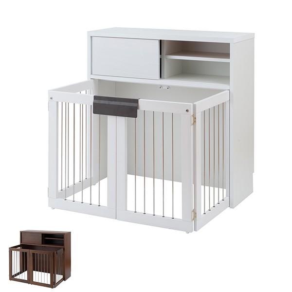 ペットケージ カウンター下収納 シンプルデザイン 約幅91cm 犬 ケージ 犬小屋 ルームケージ no0139 インテリアパレットヤフー店 通販 Yahoo ショッピング