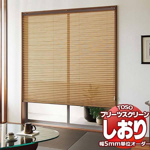 【製品名】TOSO プリーツスクリーン しおり25【タイプ】お部屋に合わせてスタイルを選ぶ。●シングルスタイル：スクリーン1枚のシングル使い。畳み上げた時にすっきり納まります。●ツインスタイル：厚地とシアー生地を組合わせて、調光と視線のコン...