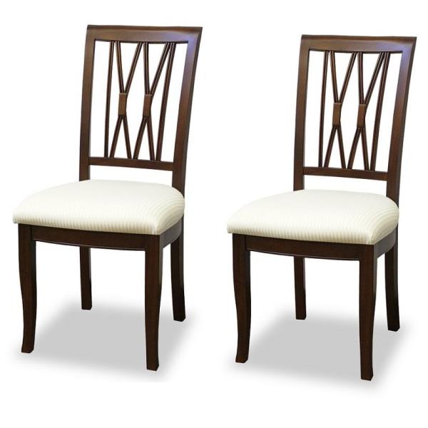 正規販売店/ヤマト開梱設置付) ベネチア チェアＨ(WH)S 2脚セット 椅子 
