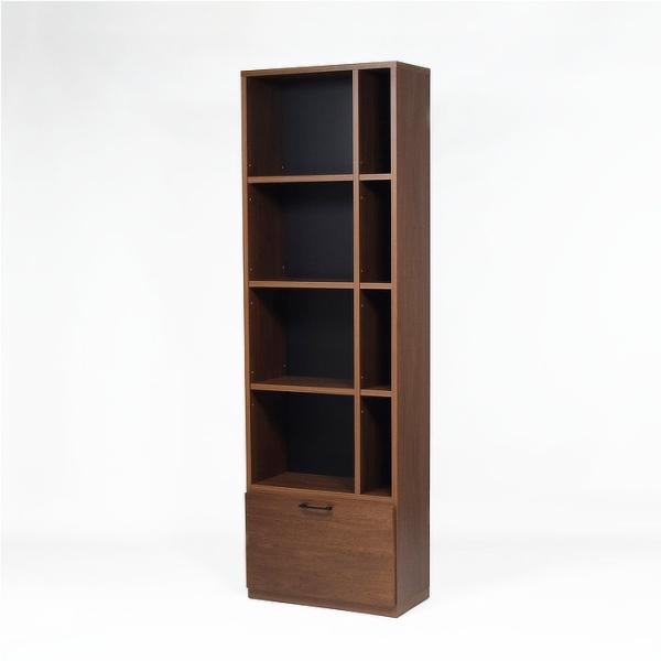 シェルフ 本棚 オープンラック 幅60 ウォールナット オーク 北欧