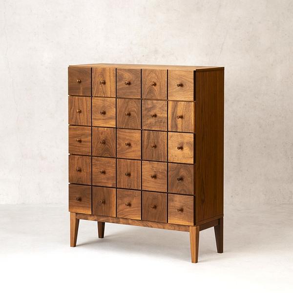 キャビネット 収納棚 引き出し 扉付き オイル塗装 天然木収納 タンス