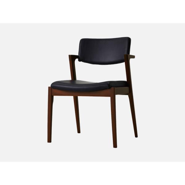 冨士ファニチア　koti アームレスチェア 1脚 ウォルナット　D03780N Koti アームレスチェア D03780N FUJI FURNITURE 冨士ファニチア
