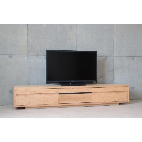 新品☆モダンなテレビボード テレビ台 オープンボード ローボード オーク無垢 interiorshop-natura_mono-302