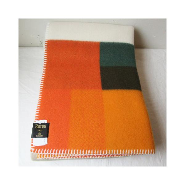 ROROS TWEED / ロロス ツイード ブランケットMIKKEL ORANGE ミッケル